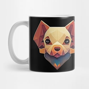 low poly puppy Mug